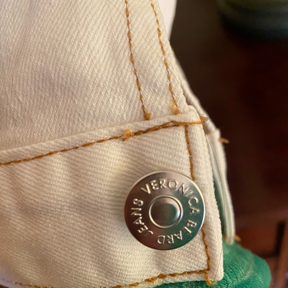 Veronica Beard White Denim Jacket - Picture 5 of 8